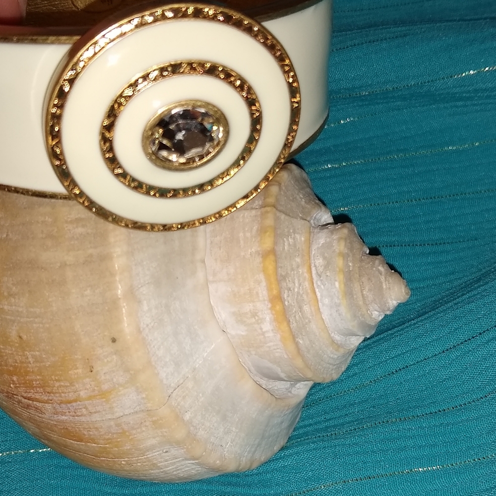 Bracelet Beautiful Lia Sophia Bracelet Alabaster / Gold Trim - Picture 4 of 11